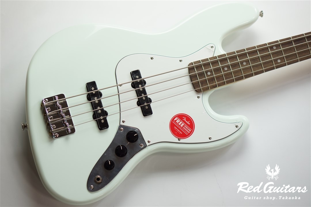 Squier by Fender FSR Affinity Series Jazz Bass - Sonic Blue | Red 